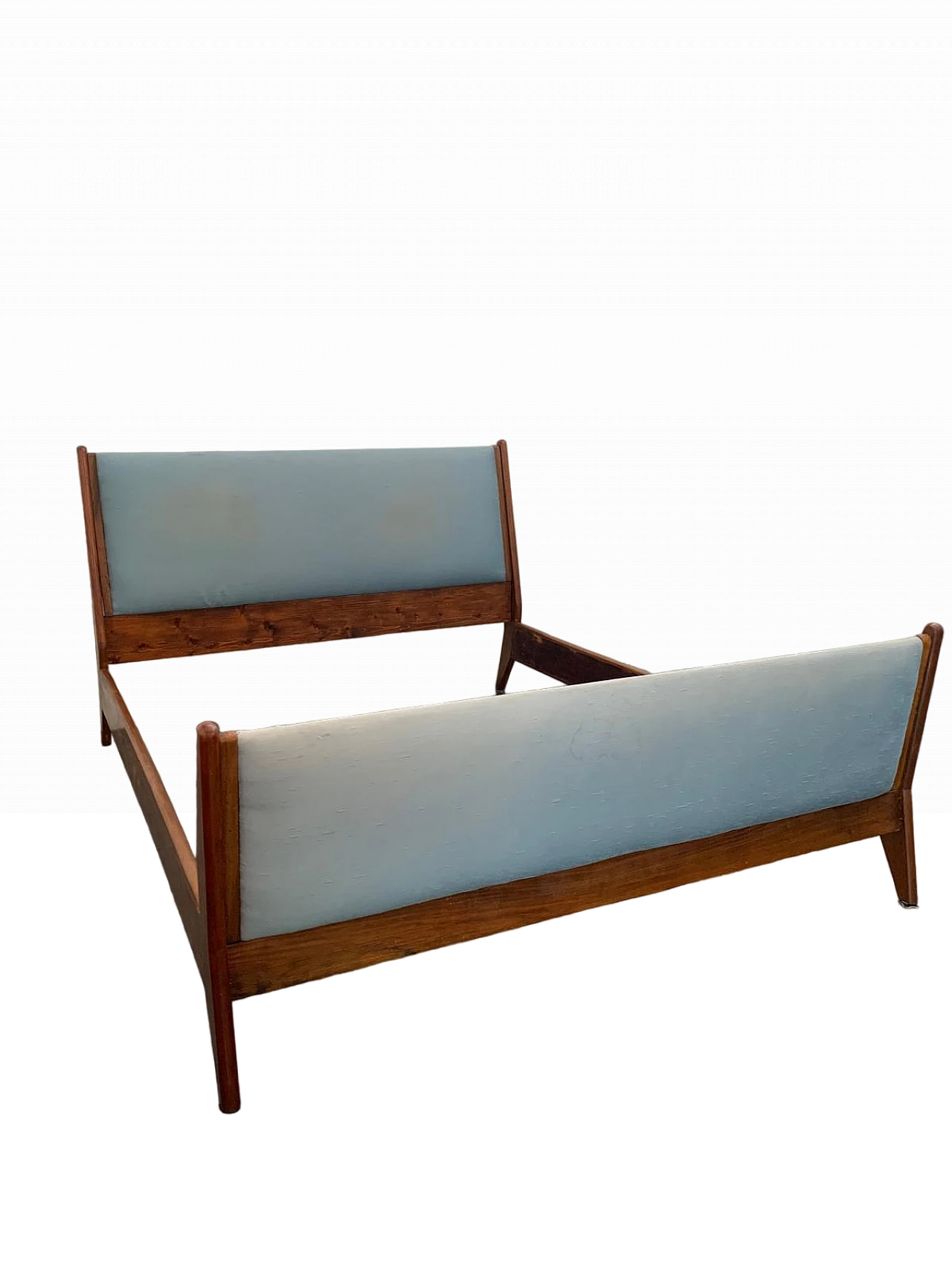 Rosewood and fabric bed by Frauflex, 1970s 17
