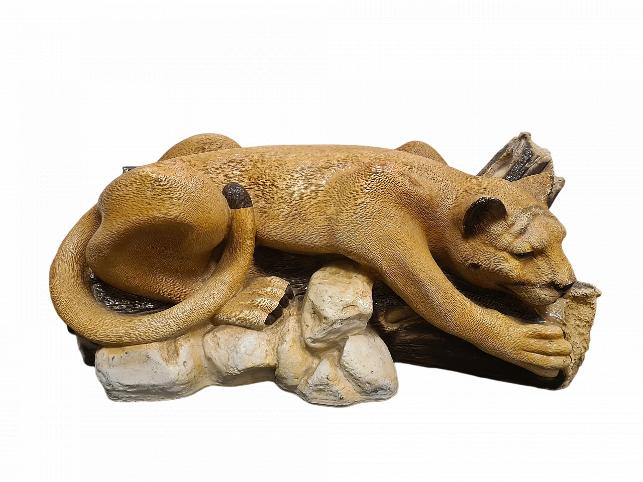 Puma, scultura in resina, anni '60 7