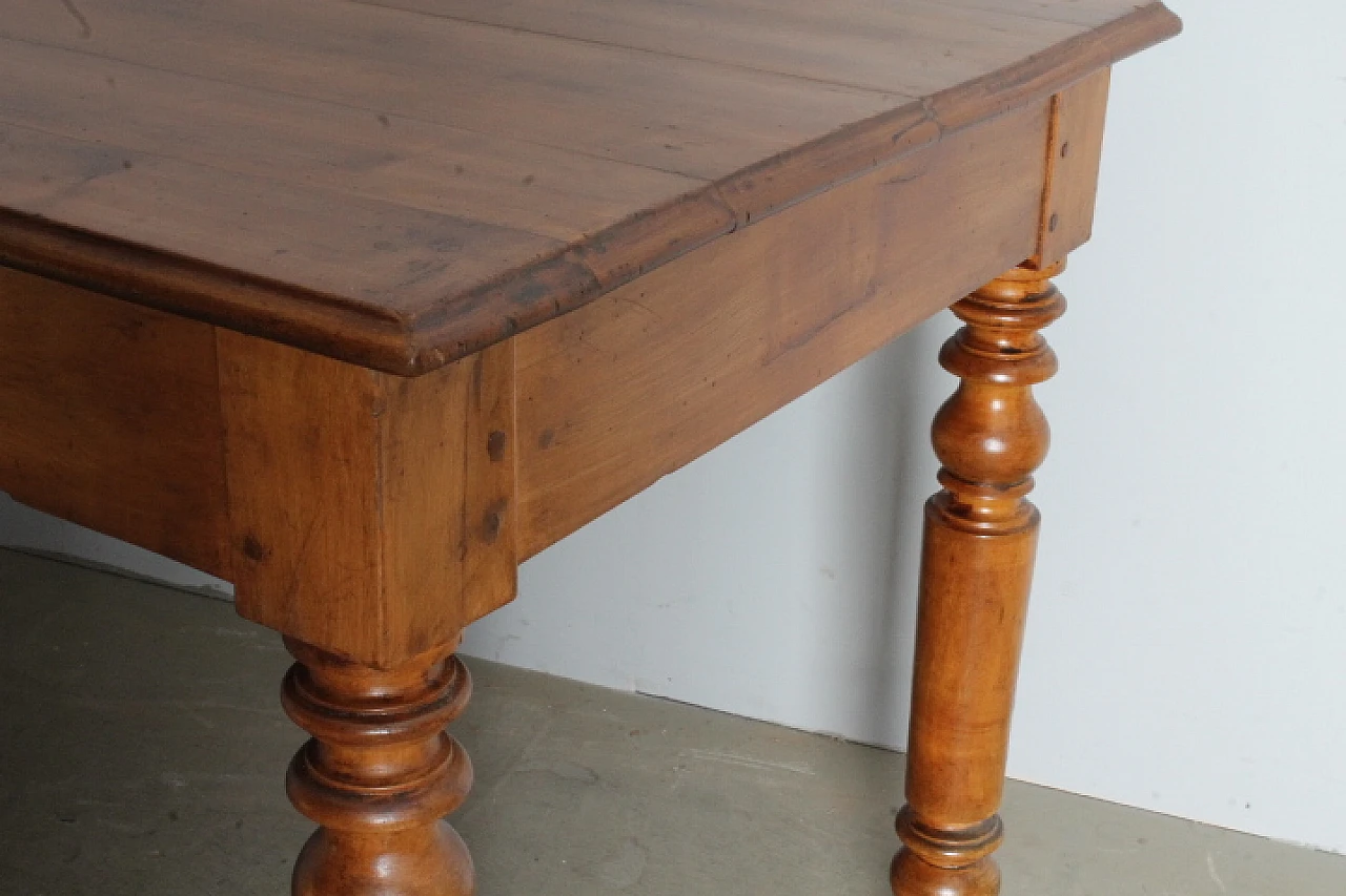 Louis Philippe cherry wood table, mid-19th century 4