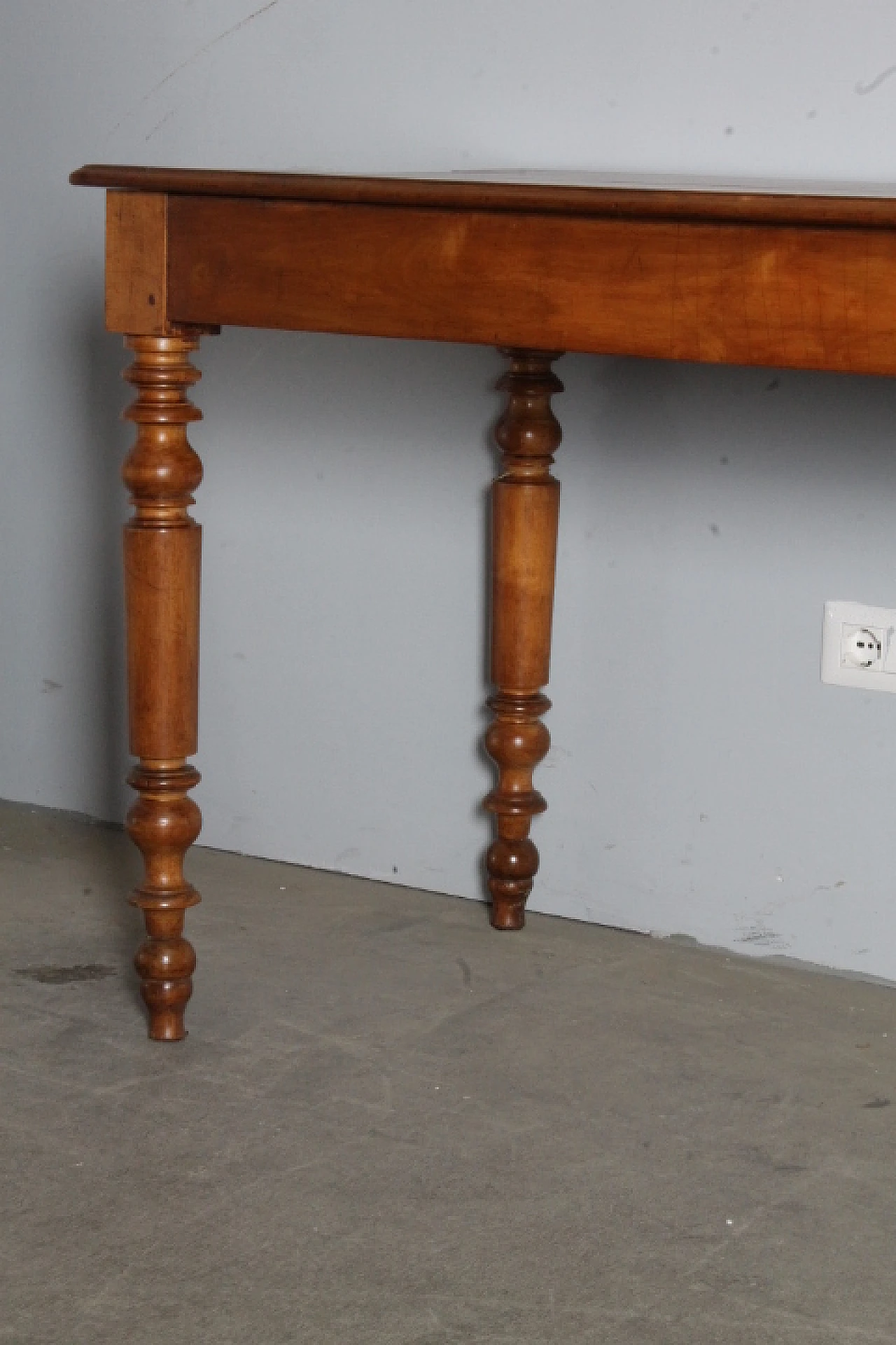 Louis Philippe cherry wood table, mid-19th century 8