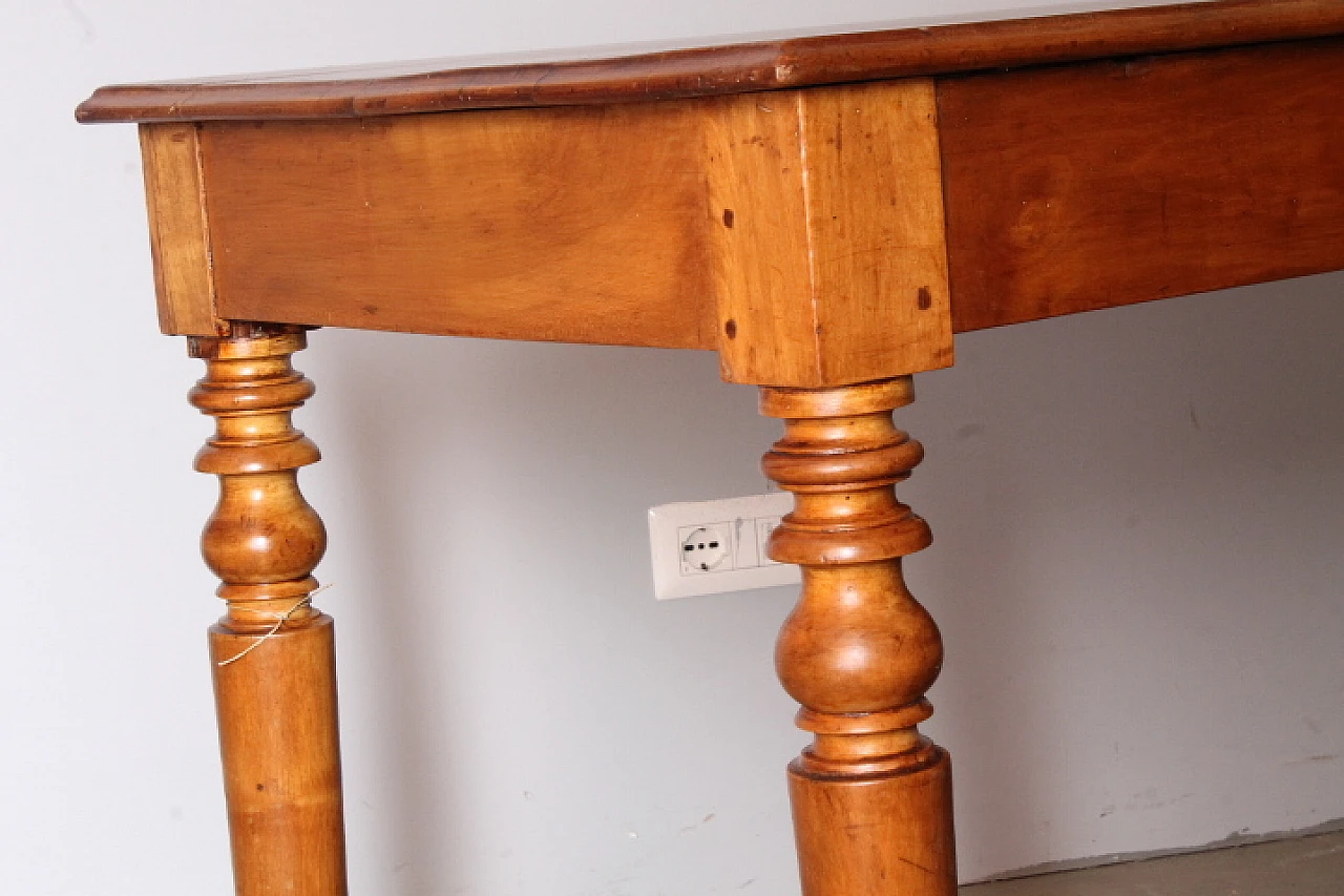 Louis Philippe cherry wood table, mid-19th century 9