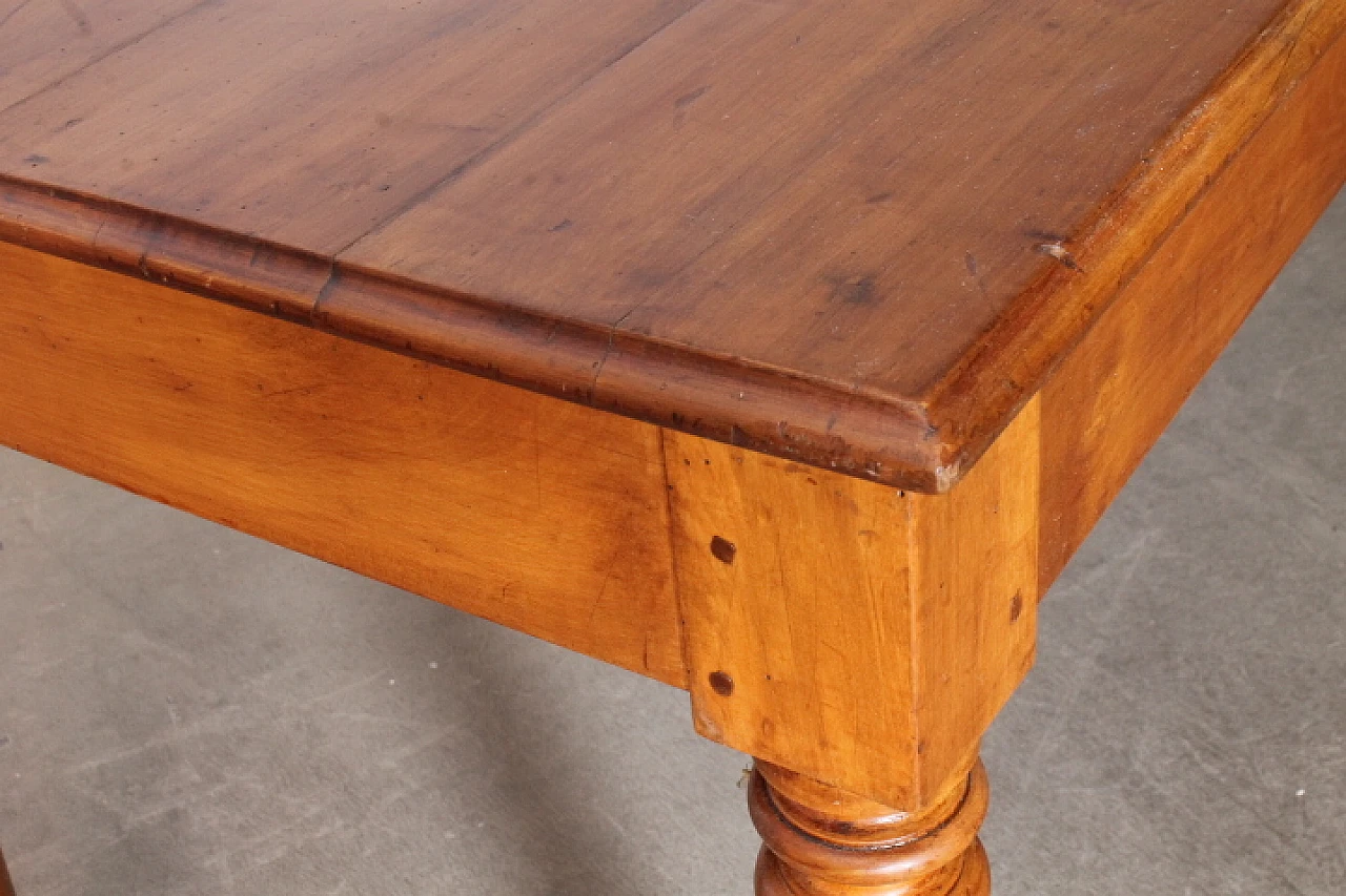 Louis Philippe cherry wood table, mid-19th century 11