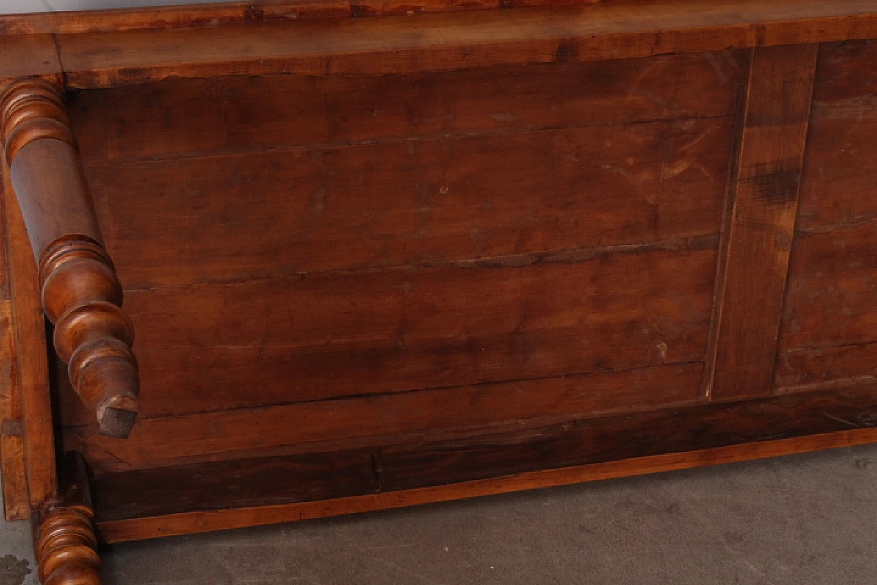 Louis Philippe cherry wood table, mid-19th century 13