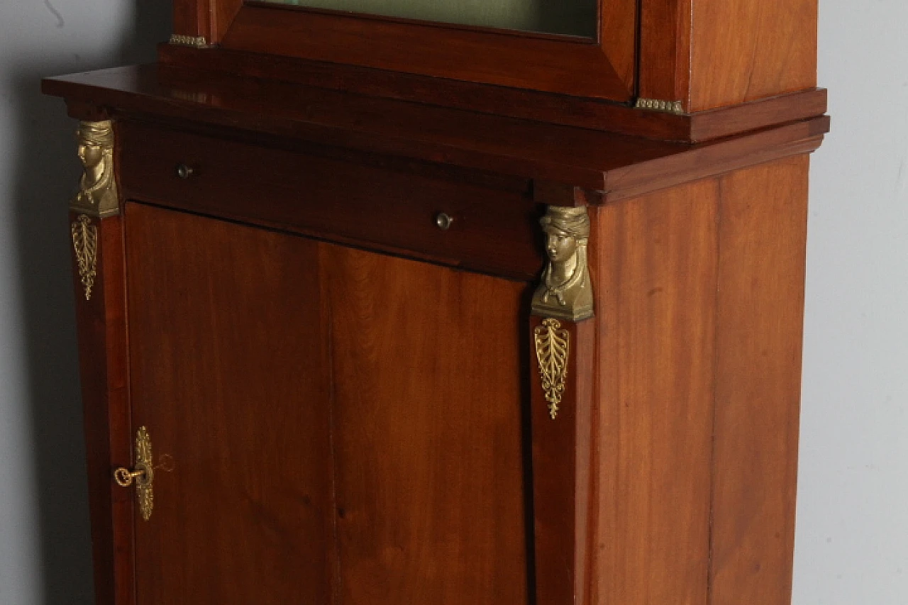 Empire-style mahogany and bronze display cabinet, early 20th century 9