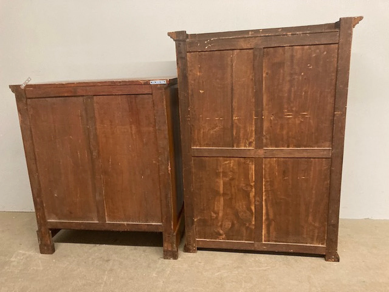 Empire-style mahogany and bronze display cabinet, early 20th century 11