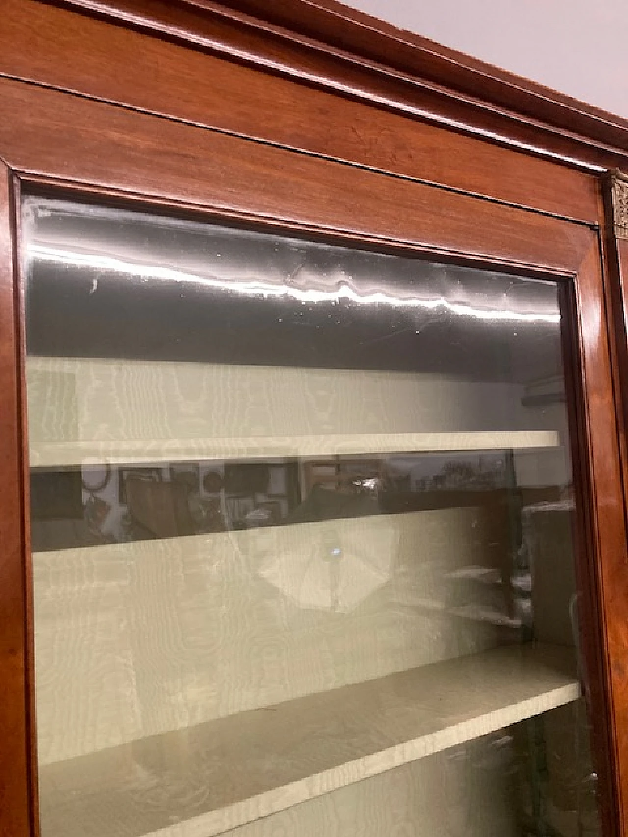 Empire-style mahogany and bronze display cabinet, early 20th century 12