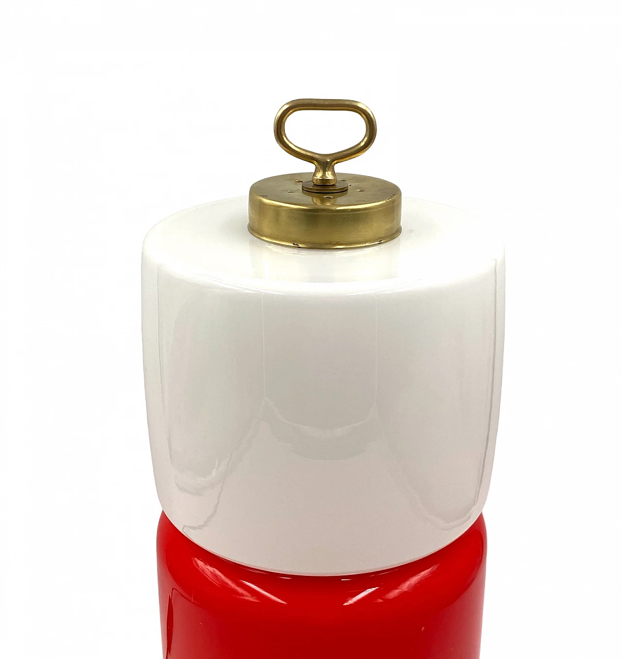 Lampada da tavolo in vetro, marmo e ottone di Stilnovo, anni '70 11