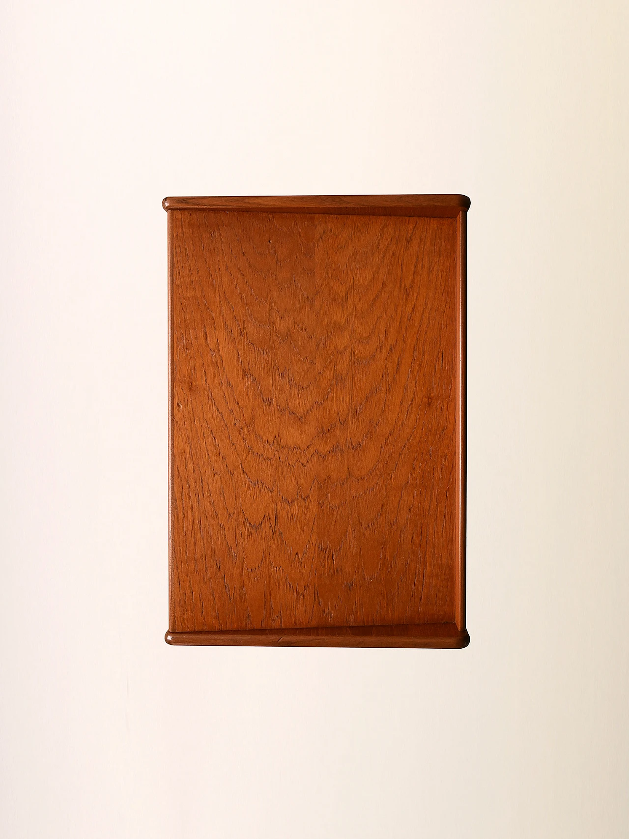 Scandinavian teak, birch and rattan bedside table, 1960s 10