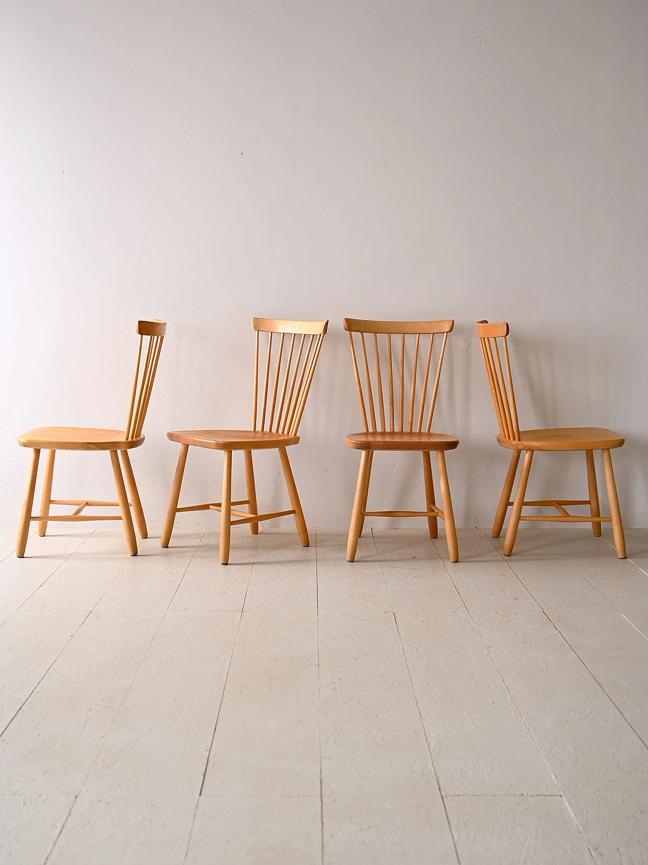 4 Lilla Aland chairs by Carl Malmsten, 1960s 1