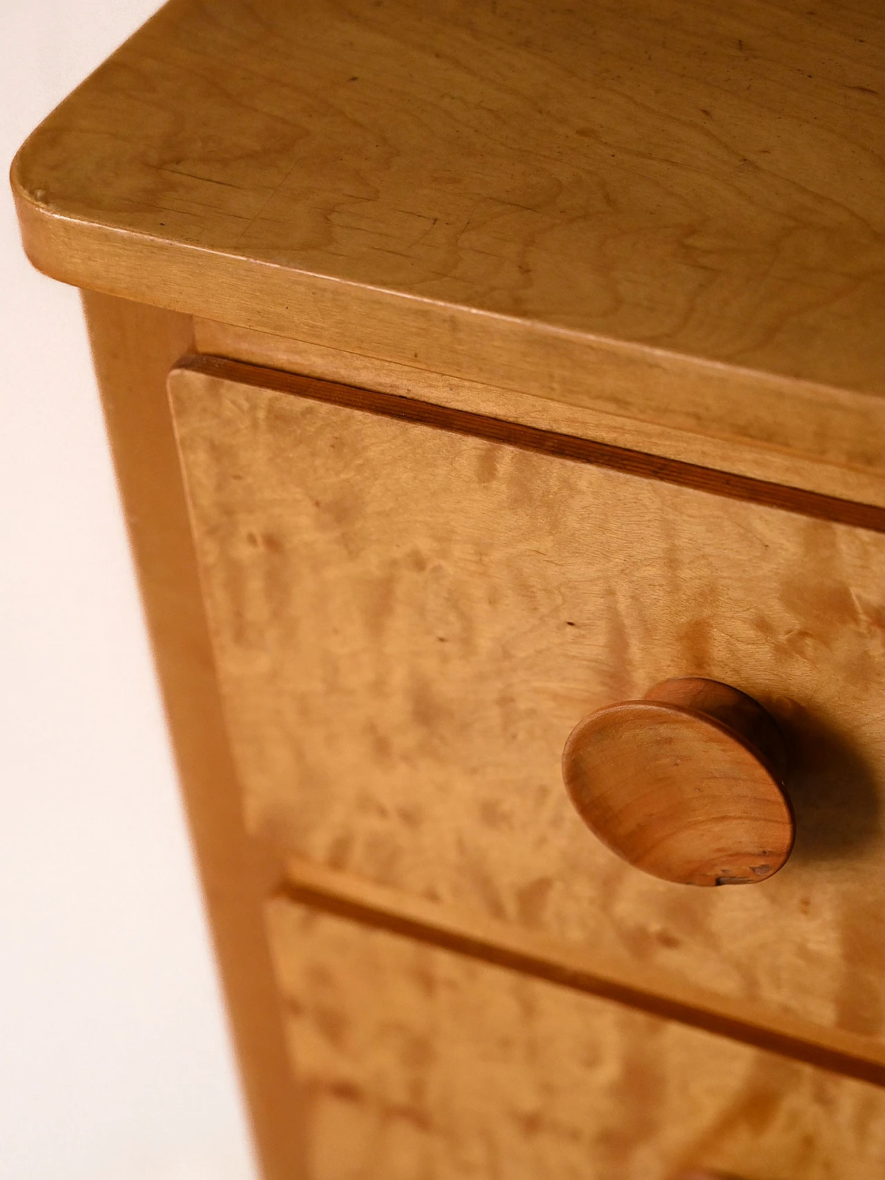 Cassettiera scandinava in teak e radica, anni '60 6