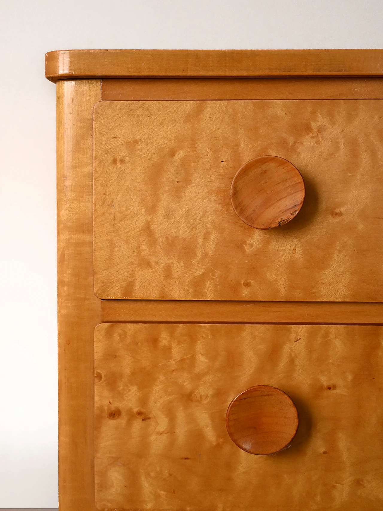 Cassettiera scandinava in teak e radica, anni '60 7