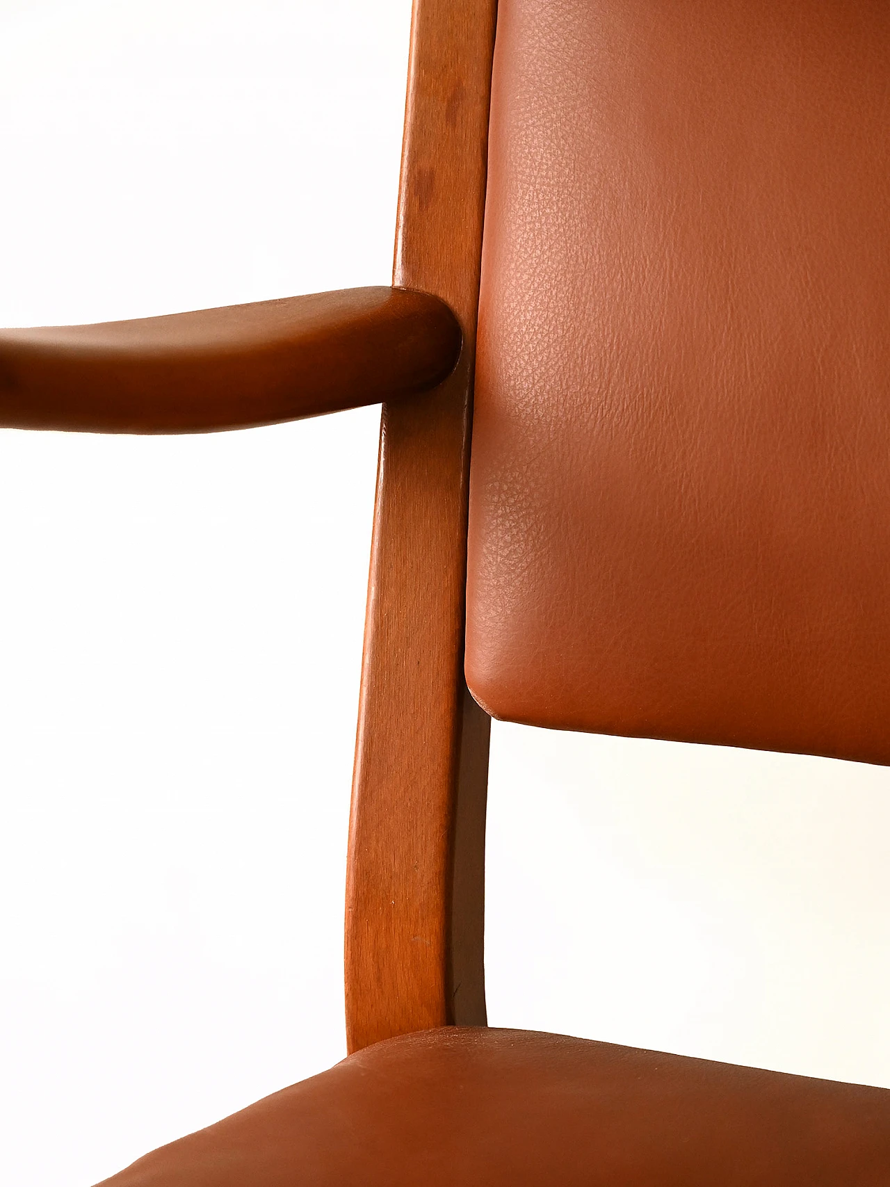 Wood and leather armchair by David Rosén, 1960s 8