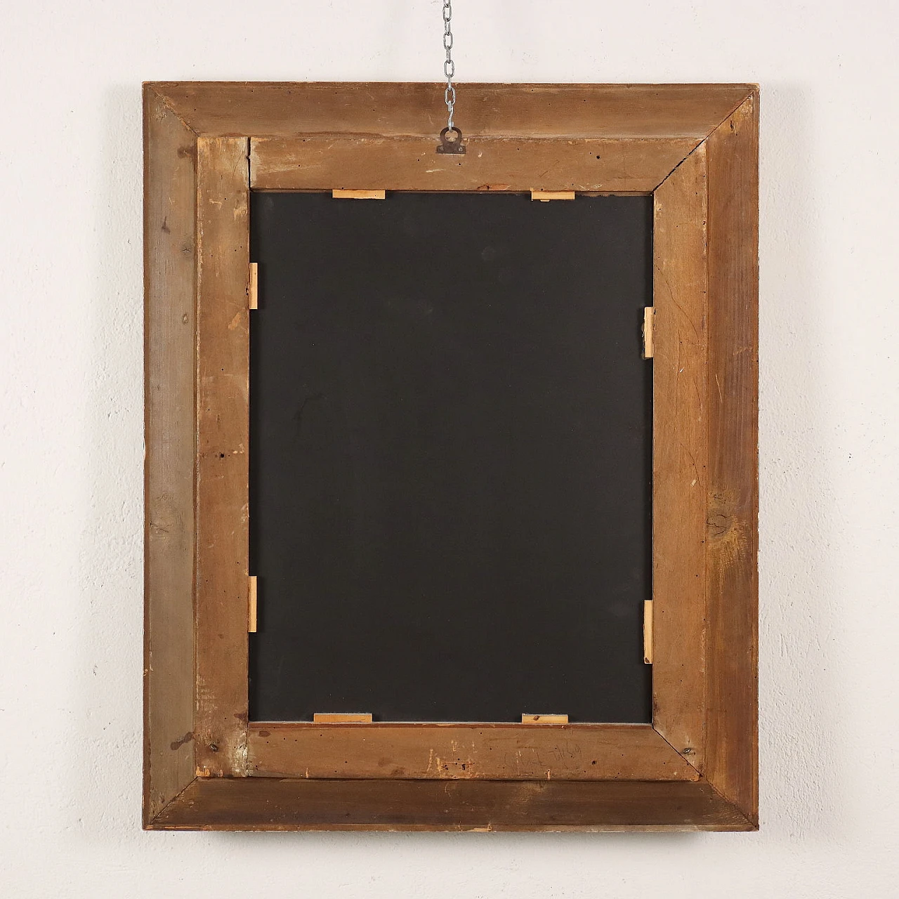 Antique style gilded mirror in carved and gilded wood, late 19th century Italy 9