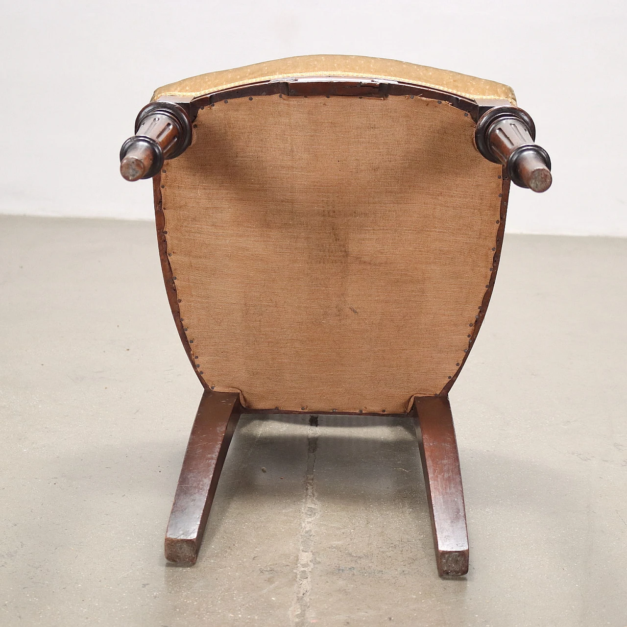 4 Sedie Umbertine in noce con schienale incannucciato, fine '800 6