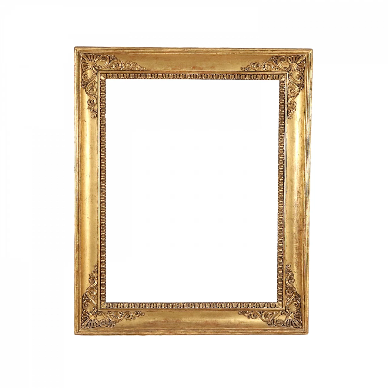 Restoration carved and gilded wood frame, 19th century 1
