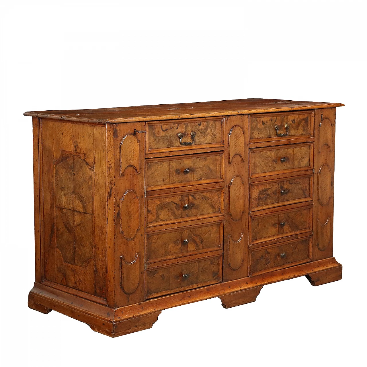 Walnut sideboard with opening top, 18th century 1