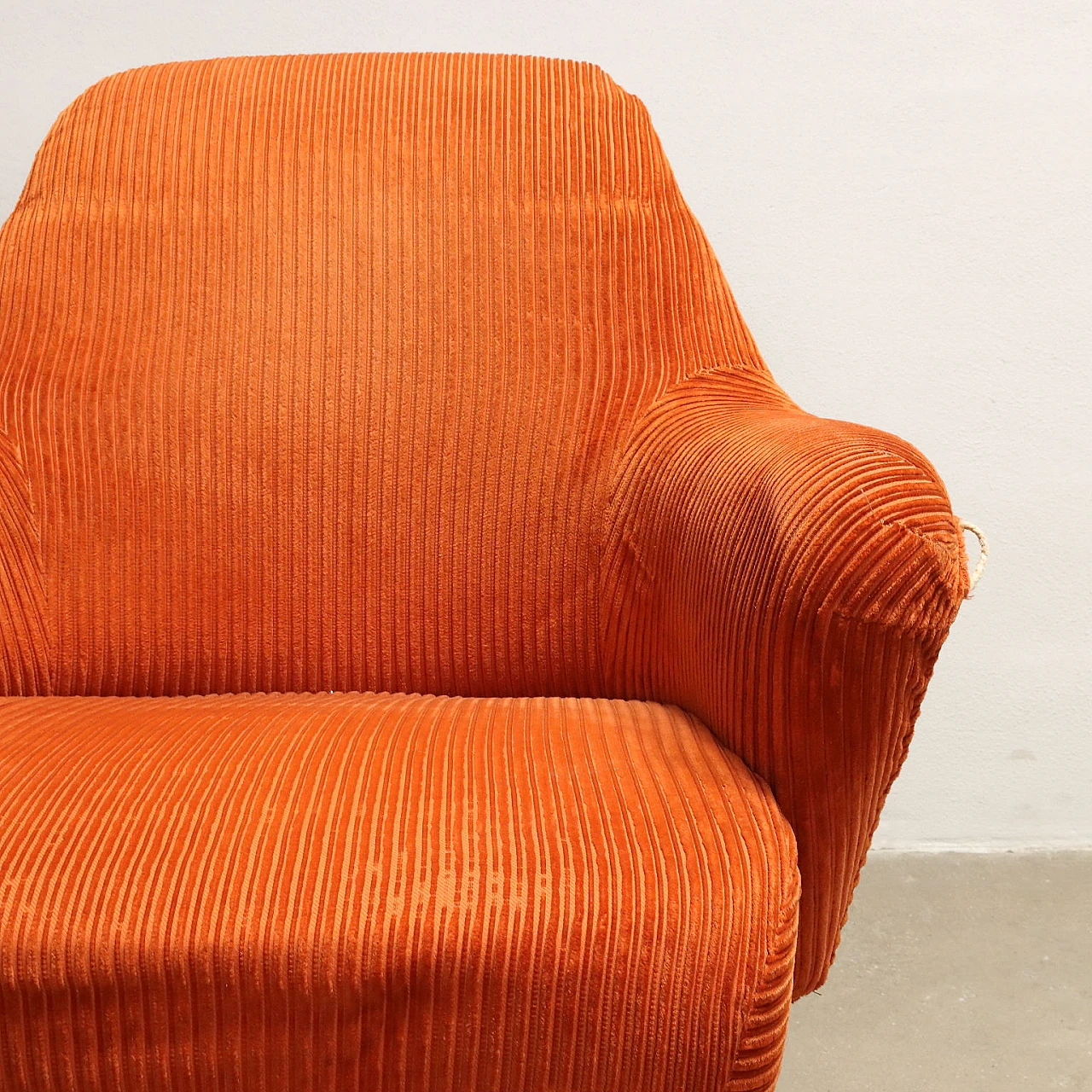 4 Dolly armchairs in velvet by G. Moscatelli for Formanova, 1970s 4