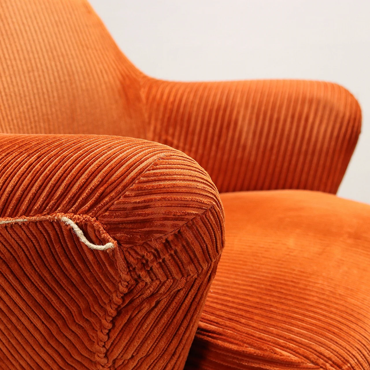 4 Dolly armchairs in velvet by G. Moscatelli for Formanova, 1970s 5