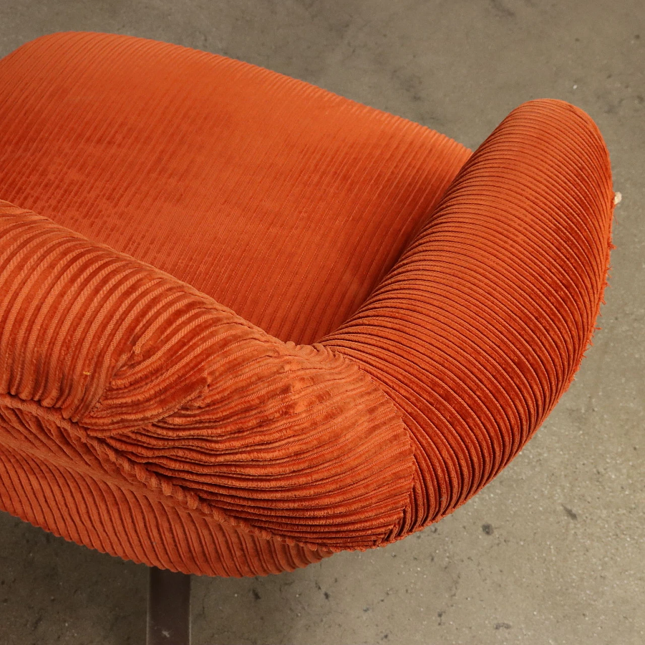 4 Dolly armchairs in velvet by G. Moscatelli for Formanova, 1970s 6