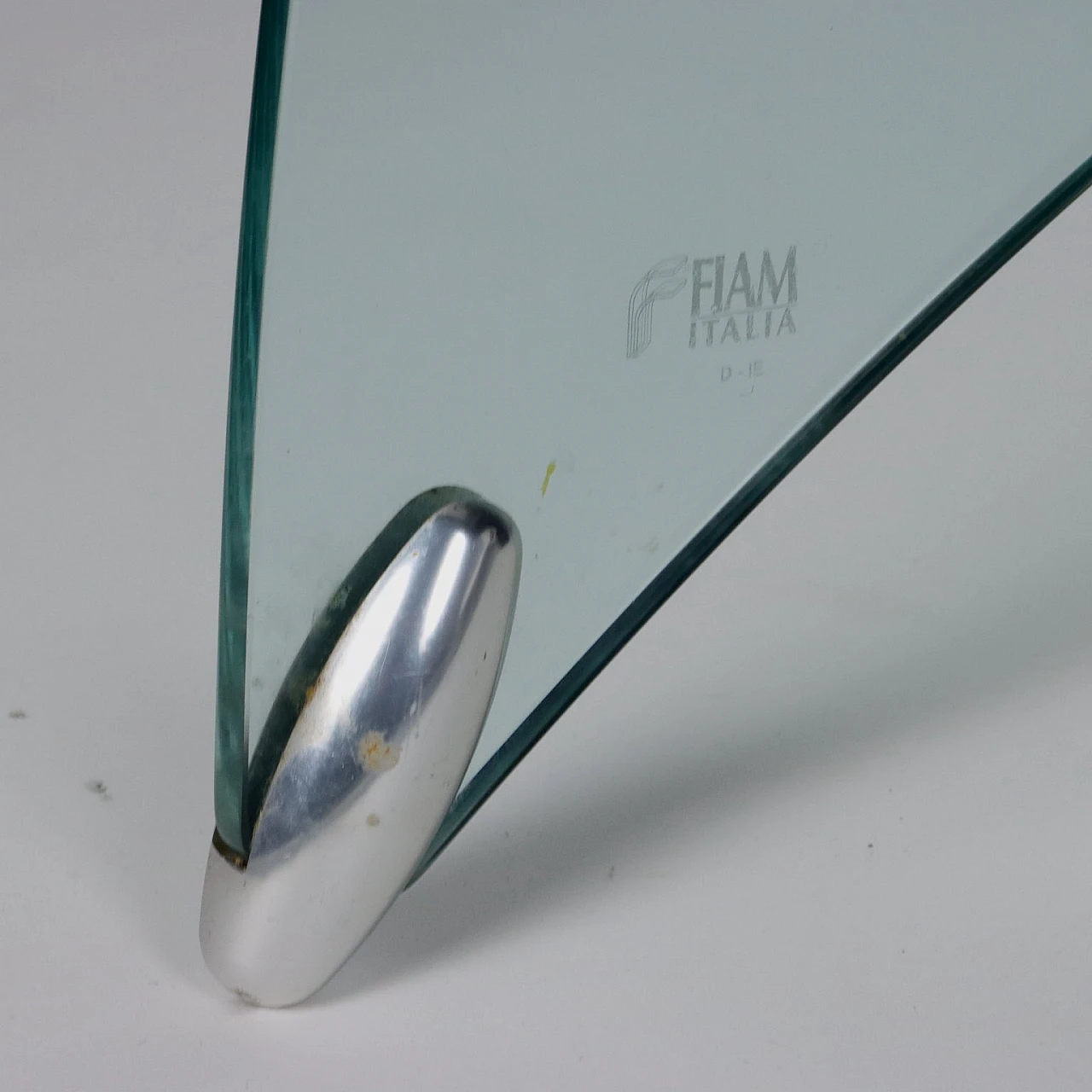 Genio coffee table in glass by Massimo Iosa Ghini for Fiam, 1990s 7
