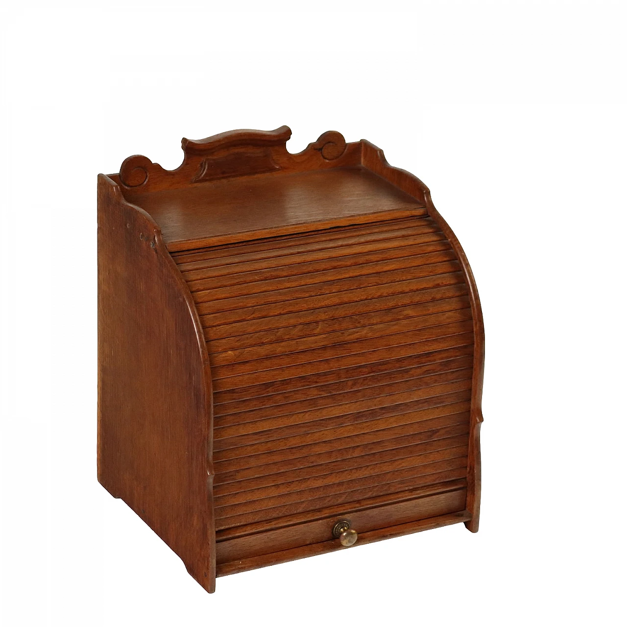 Wooden rolling shutter table filing cabinet 1