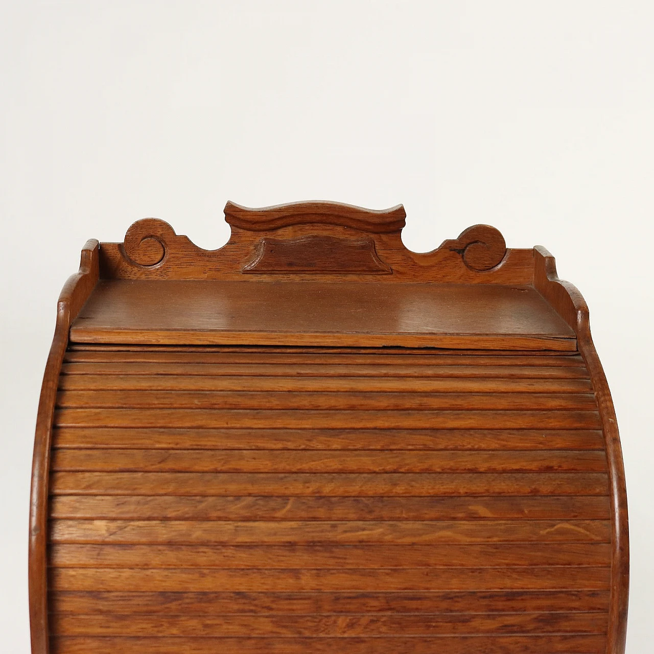 Wooden rolling shutter table filing cabinet 6