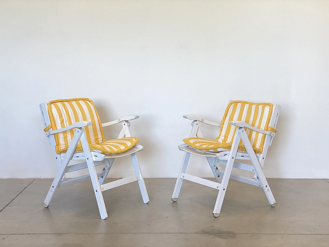 4 Poltroncine pieghevoli di Reguitti, anni '80 3