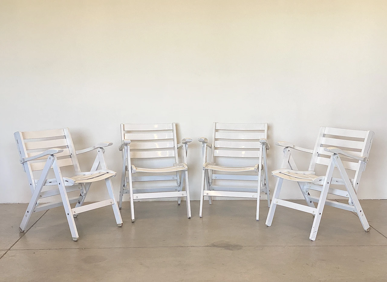 4 Poltroncine pieghevoli di Reguitti, anni '80 4