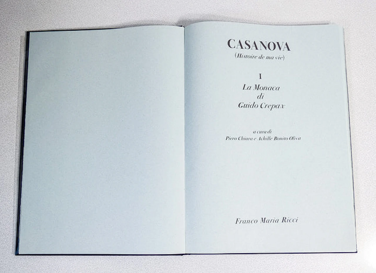 Crepax and Madaudo, Casanova, pair of volumes, FMR Editore, 1977 5