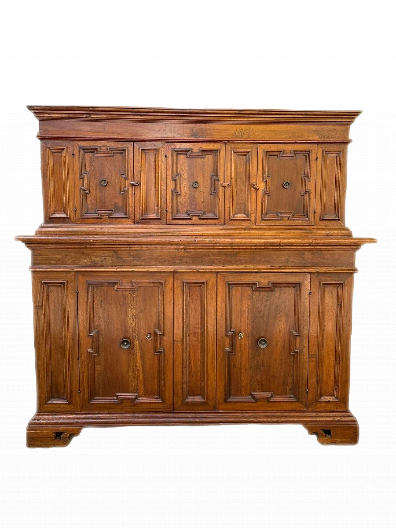 Credenza da sacrestia in massello di noce, '800 2