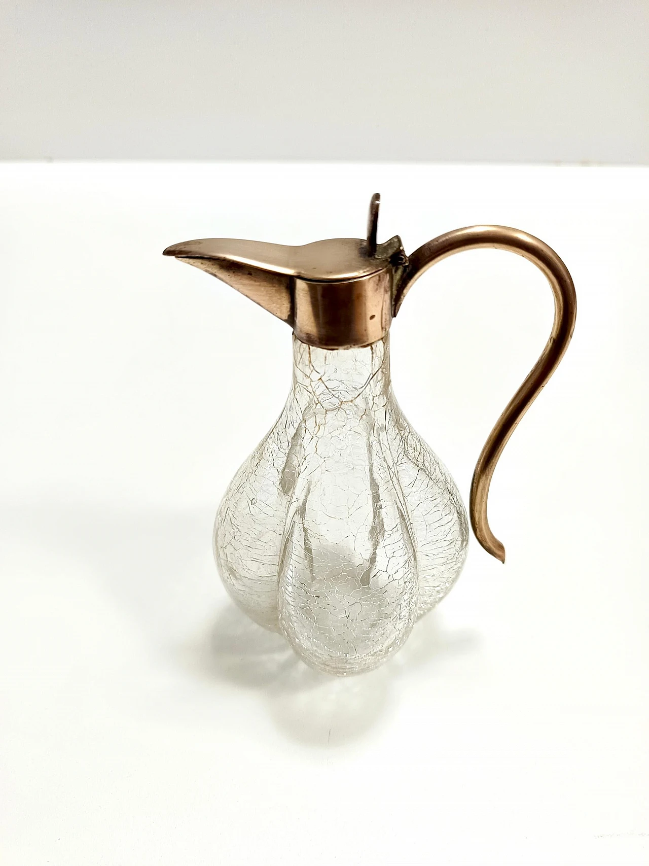 Brass and Murano glass liquor decanter, 1920s 4