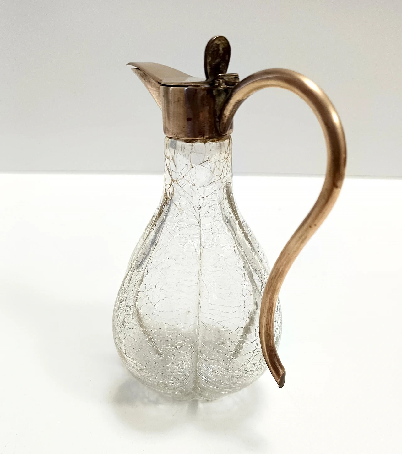 Brass and Murano glass liquor decanter, 1920s 6