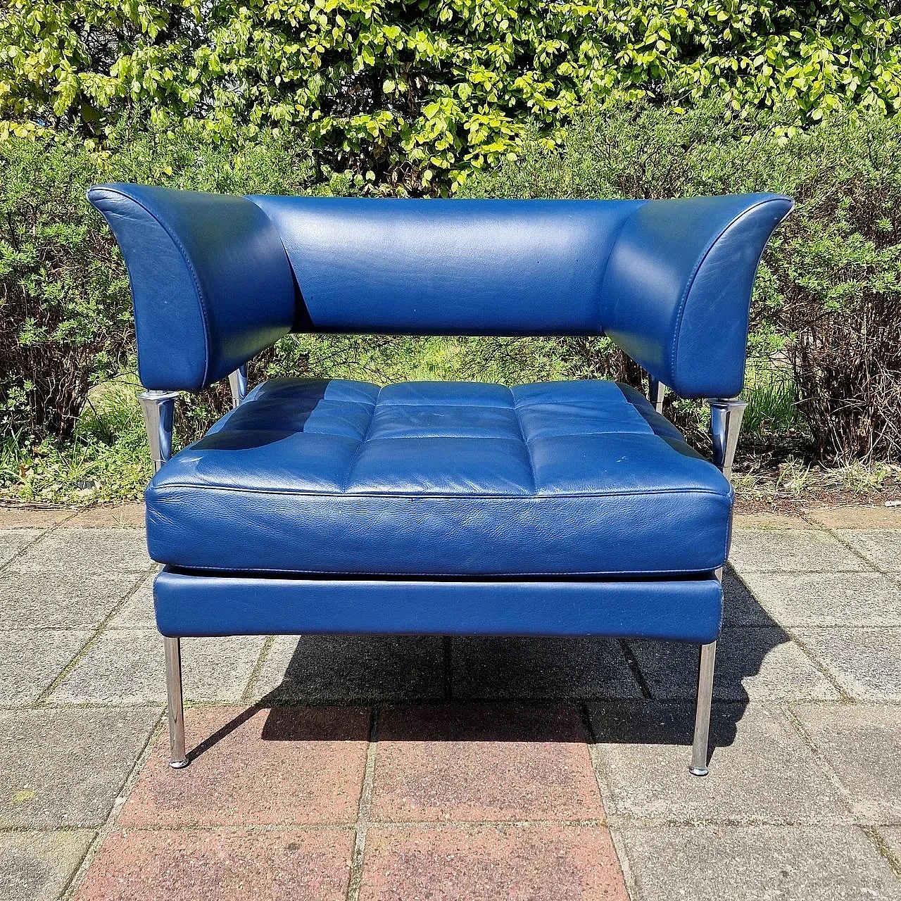 Pair of Hydra Castor armchairs by Scacchetti for Poltrona Frau, 1992 5