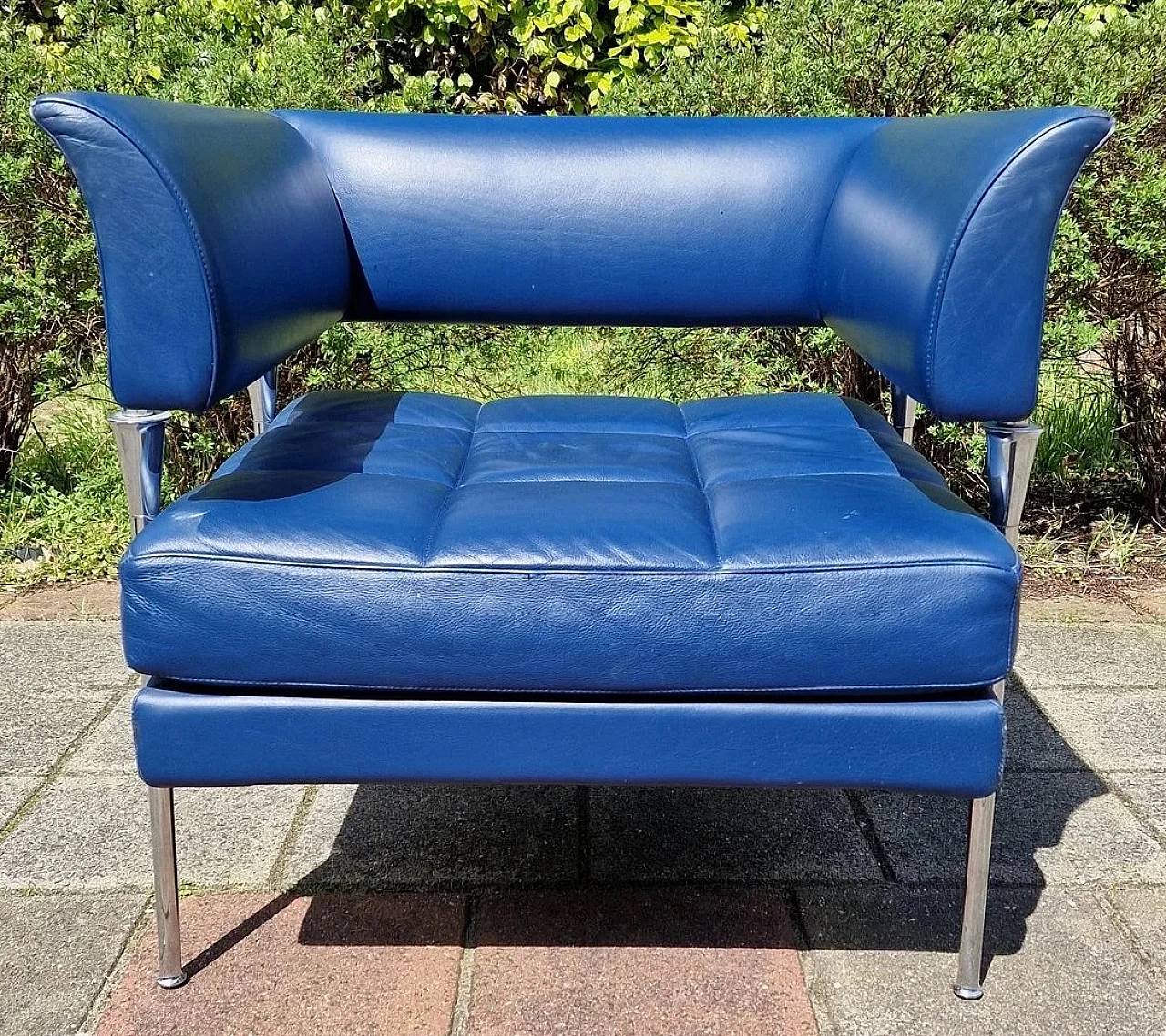 Pair of Hydra Castor armchairs by Scacchetti for Poltrona Frau, 1992 6