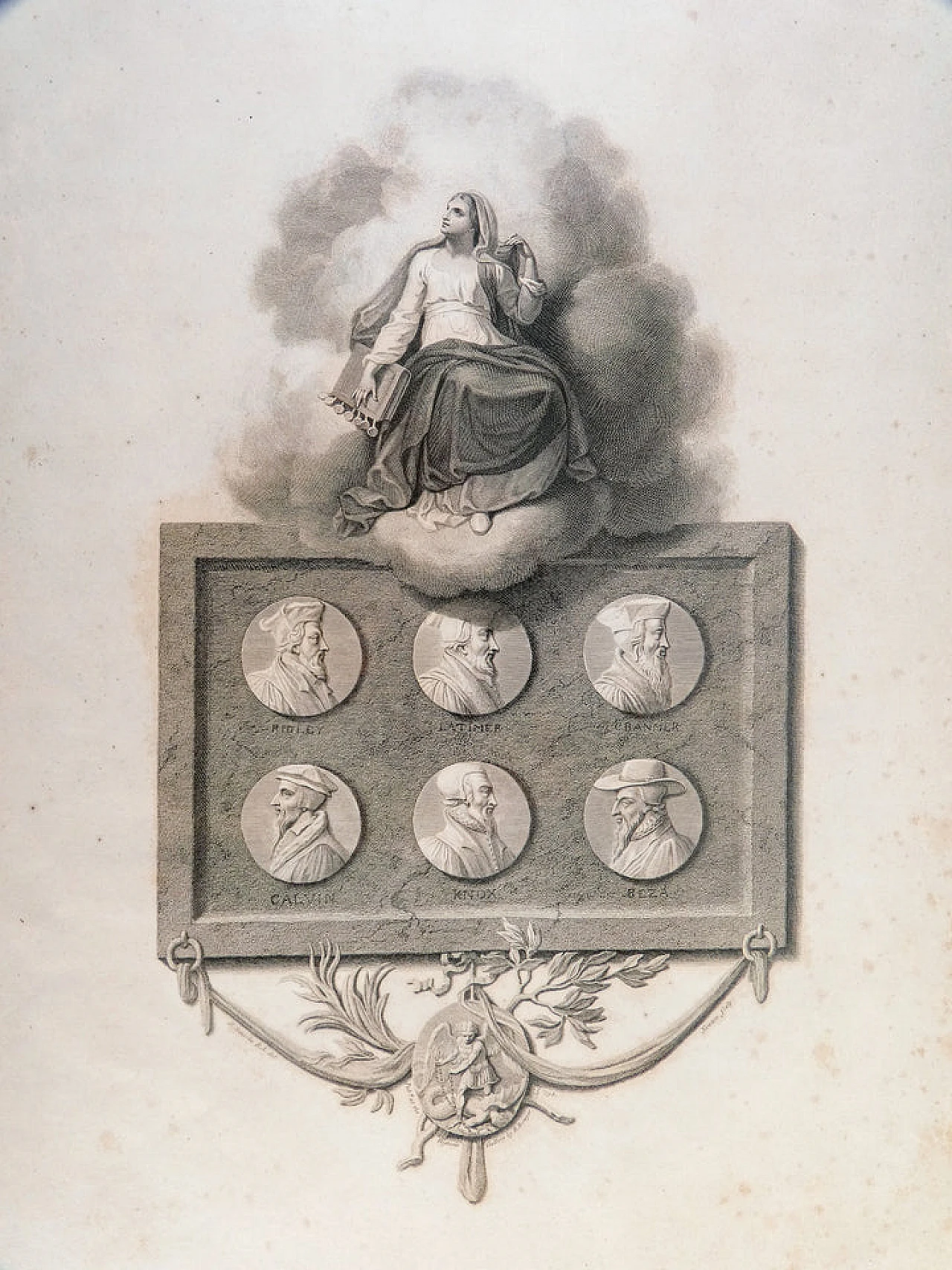 Robert Smirke, figure della Riforma Protestante, acquaforte, 1795 2