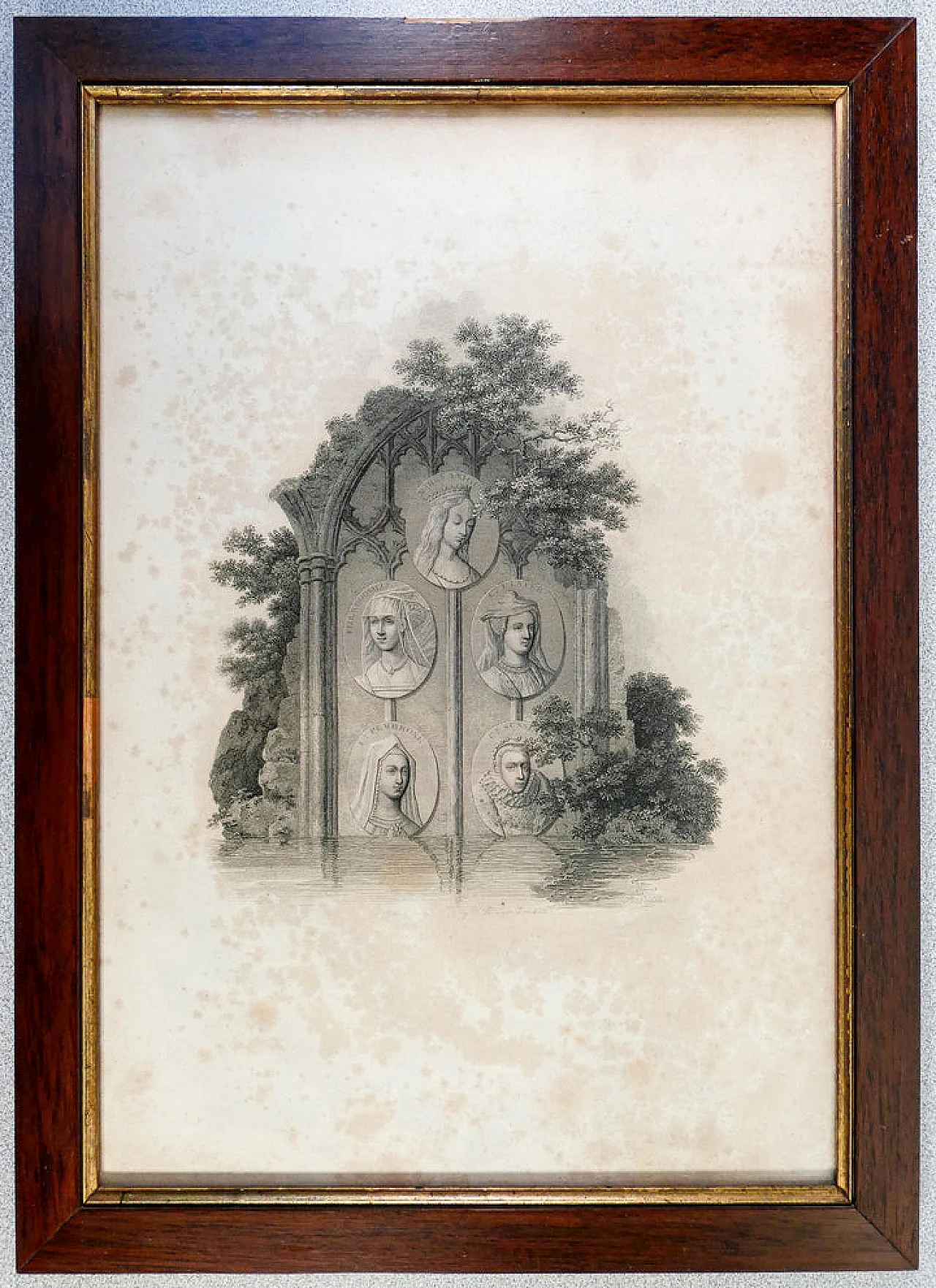 Robert Smirke, War of the Roses, etching, 1799 1