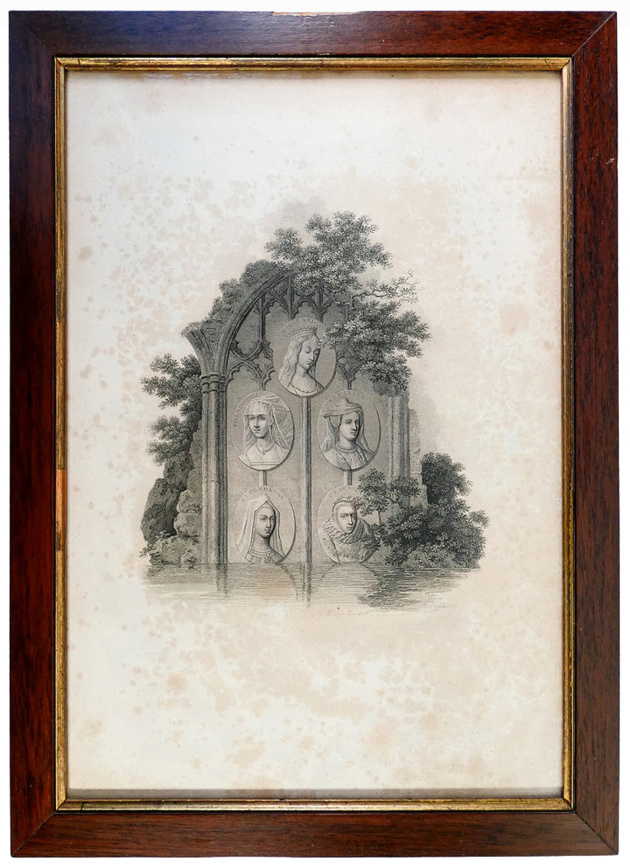 Robert Smirke, War of the Roses, etching, 1799 2