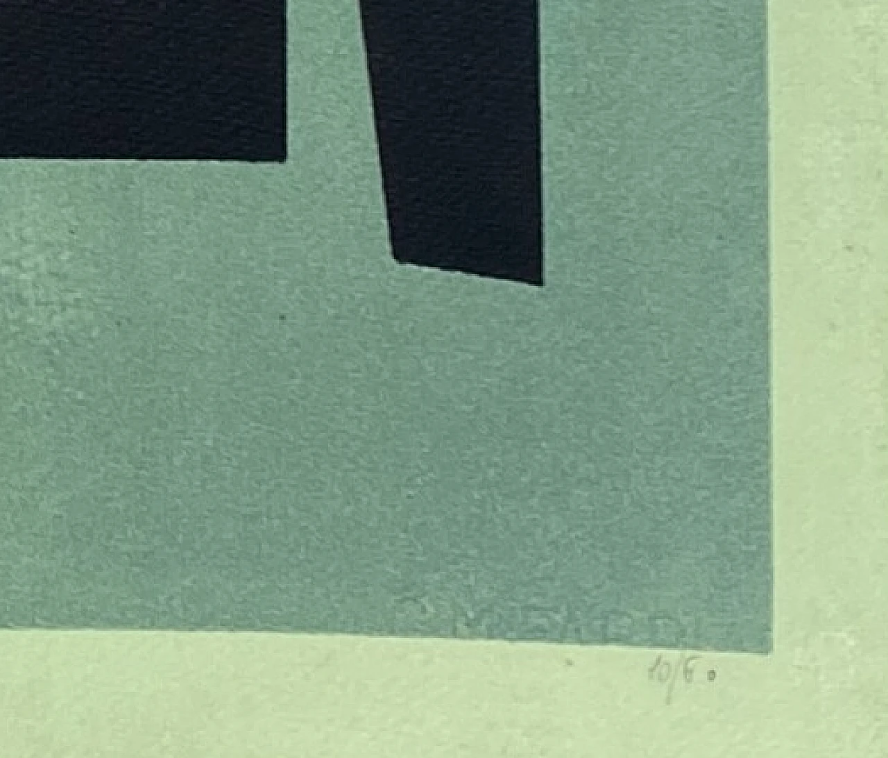 Mauro Reggiani, abstract composition, lithography 3