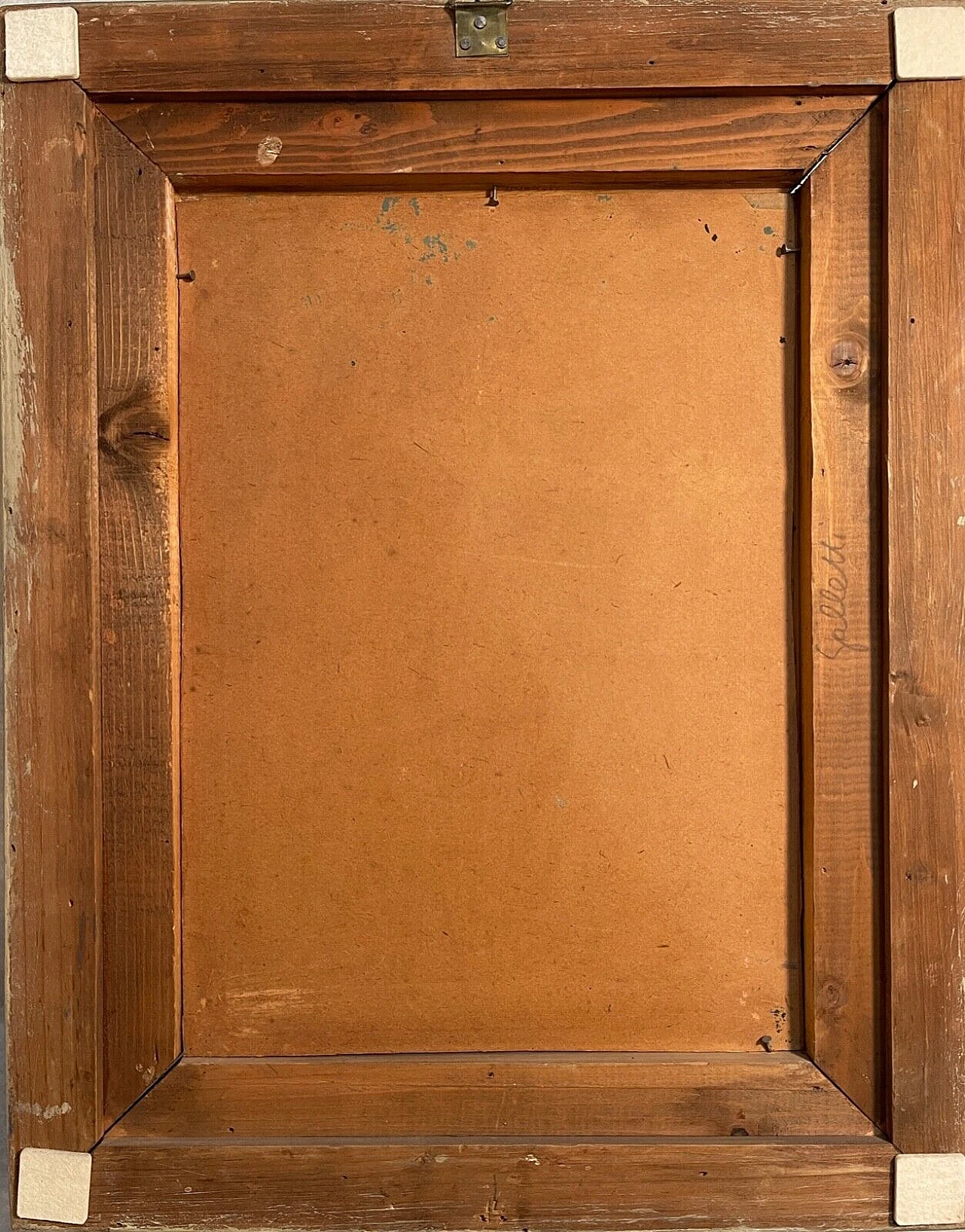 Ugo Galetti, vase of flowers, oil painting on panel 7