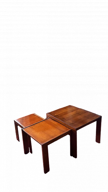 3 Tavolini modulari 777 Tobia & Afra Scarpa per Cassina, anni '60