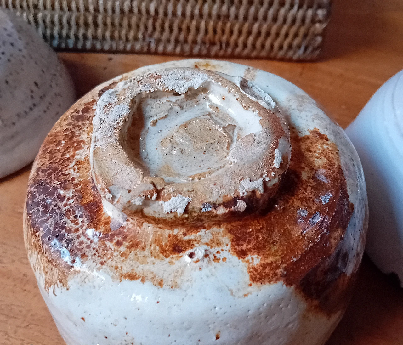 8 Ciotole Giapponesi artigianali in ceramica raku, anni 2000 16