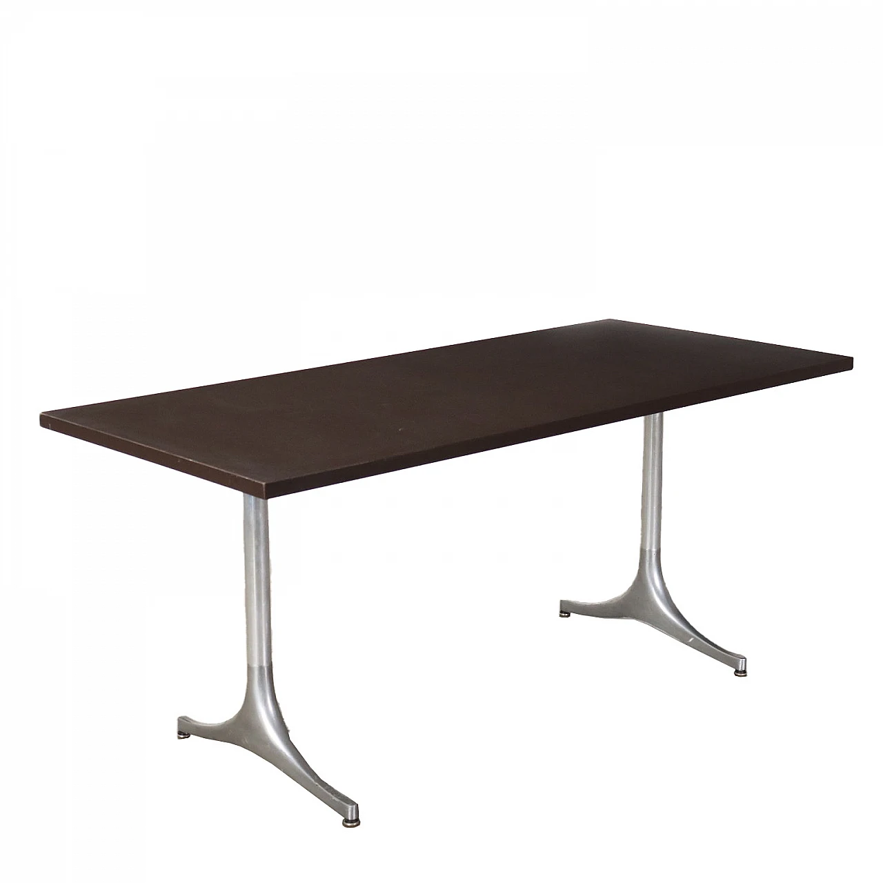 Wood and metal table by George Nelson for Herman Miller, 1960s 1