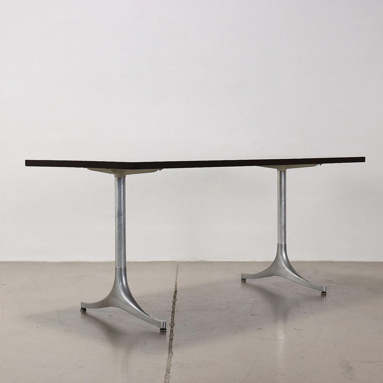 Wood and metal table by George Nelson for Herman Miller, 1960s 10