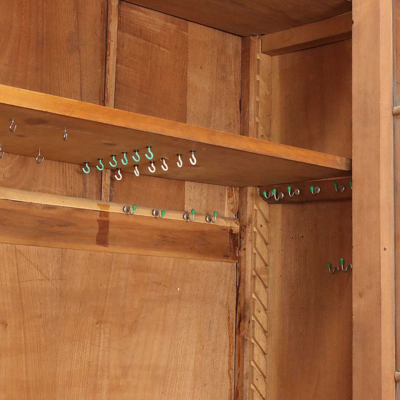 Mahogany bookcase with glass and wood doors, 19th century 6