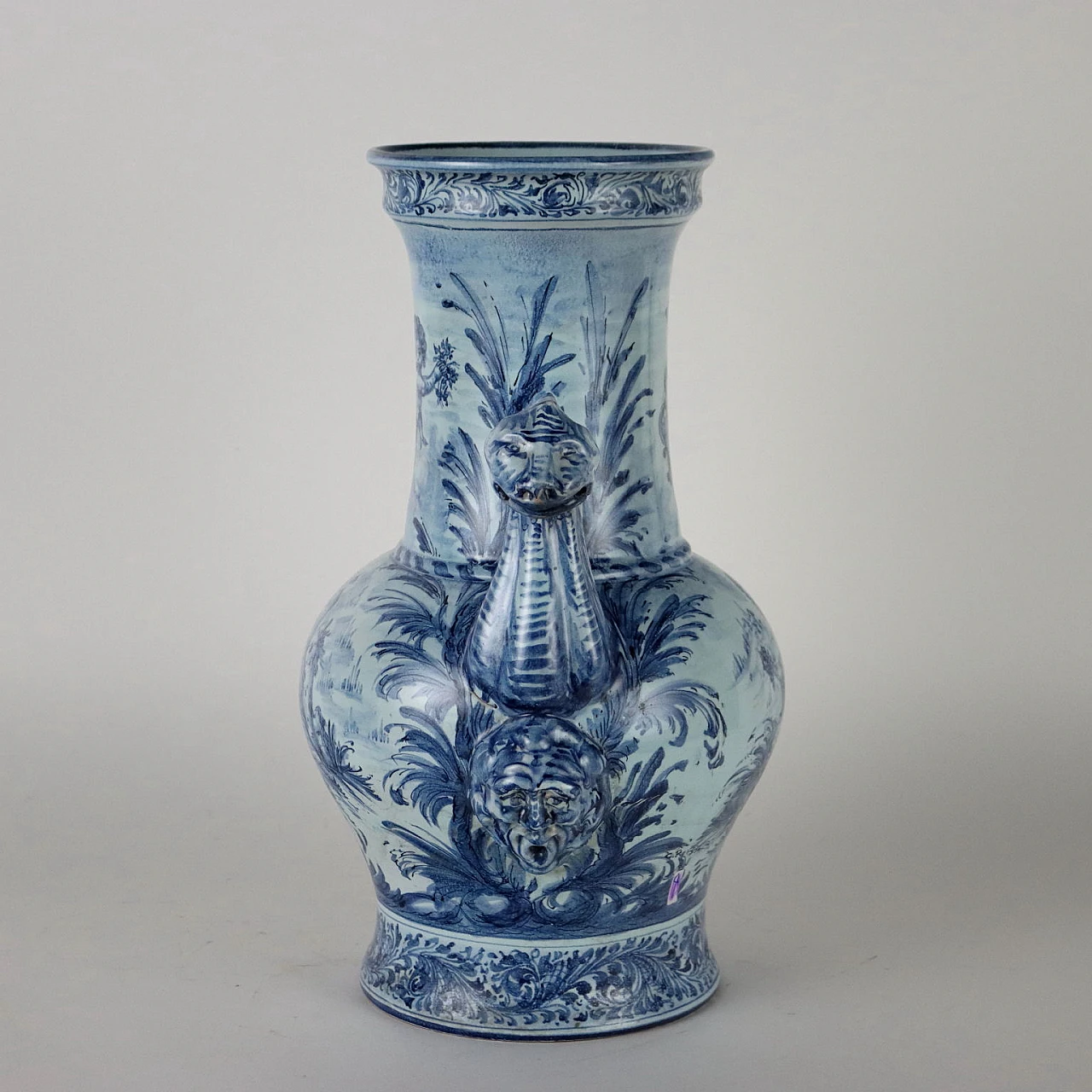 Glazed ceramic vase by Lino Grosso Albisola 7