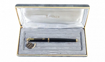 Penna stilografica Parker 75 con custodia, anni '60