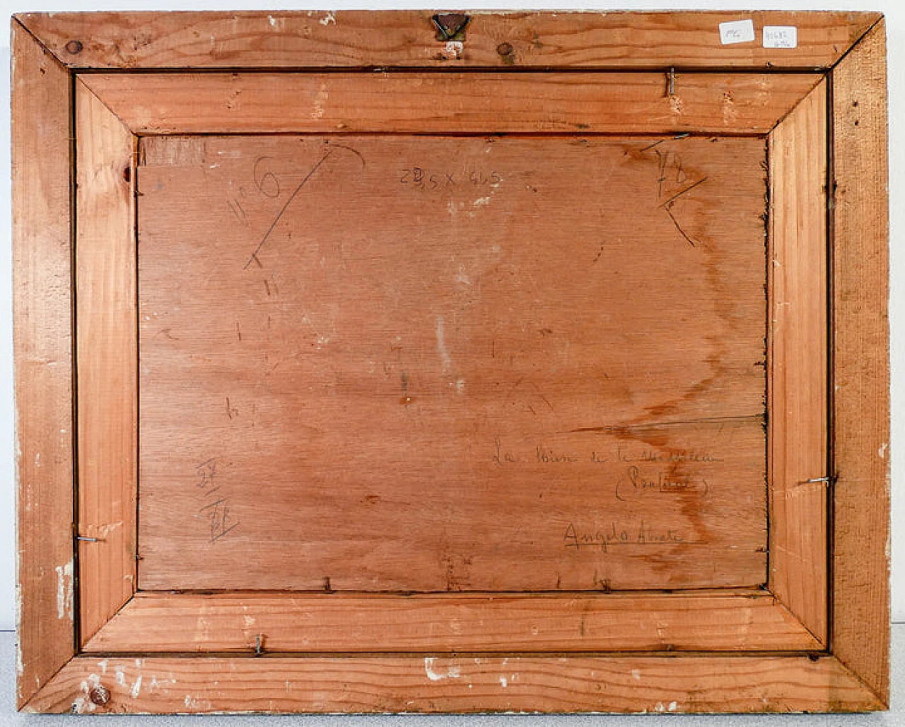 A. Abrate, Church of Magdalene, oil painting on panel, 1940s 7