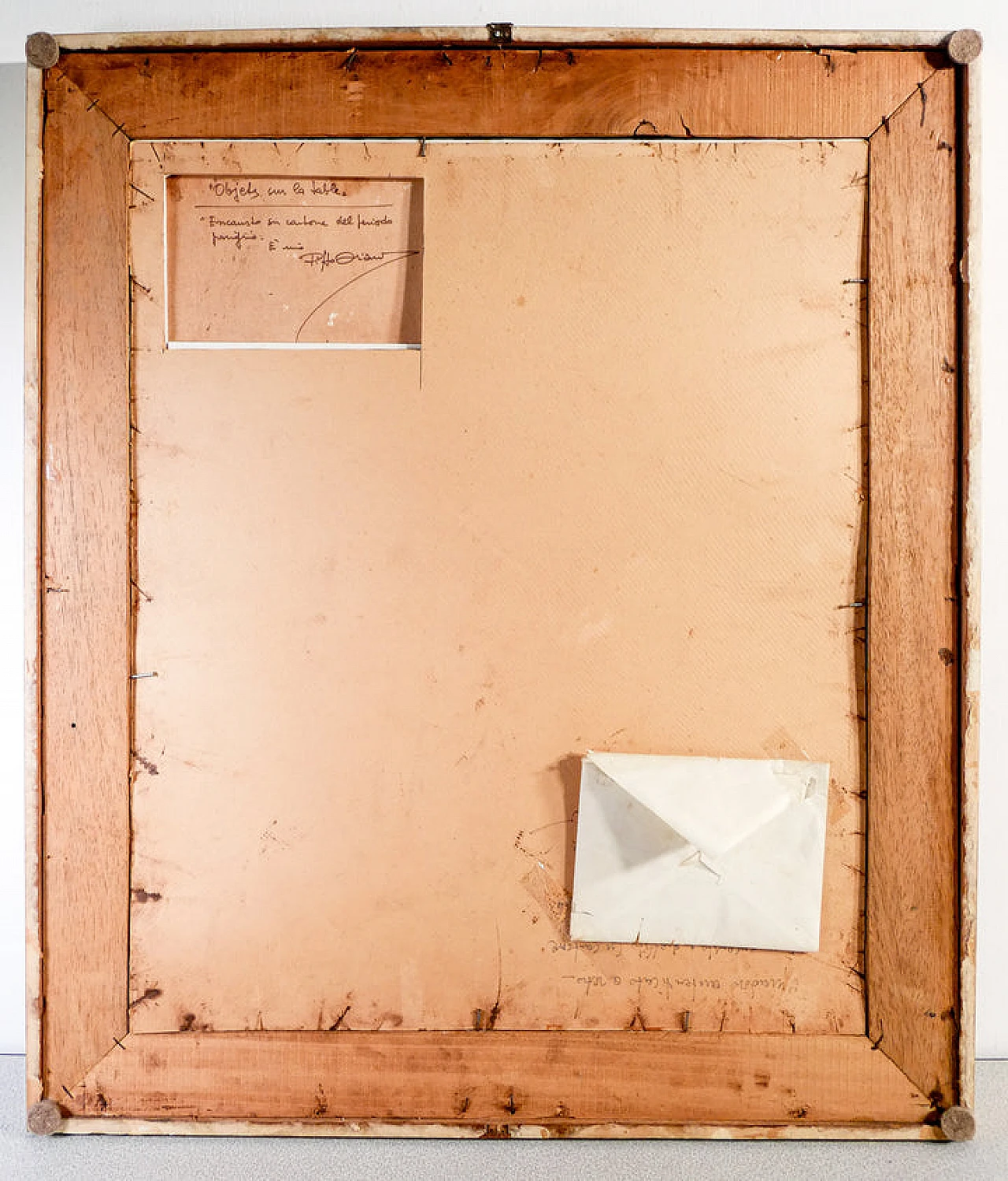 P. Oriani, Objets sur la table, encaustic painting on cardboard, 1930 18