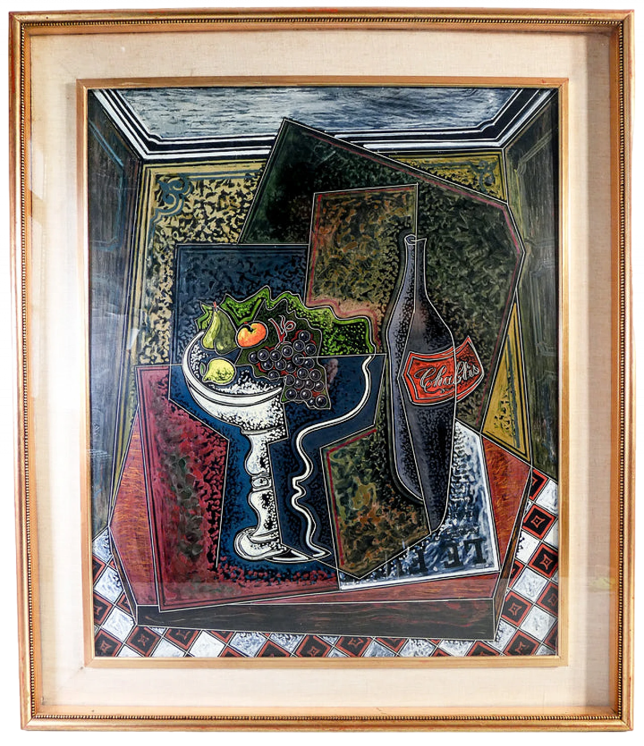 P. Oriani, Objets sur la table, encaustic painting on cardboard, 1930 19