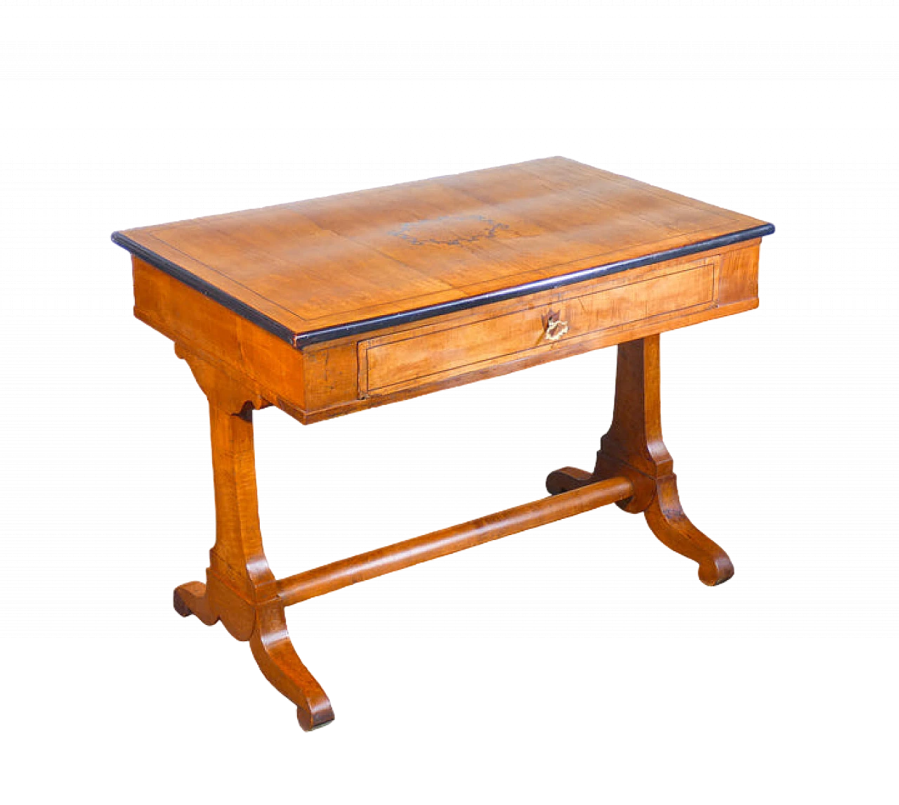 Charles X cherry and briar-root desk with inlays, mid-19th century 10